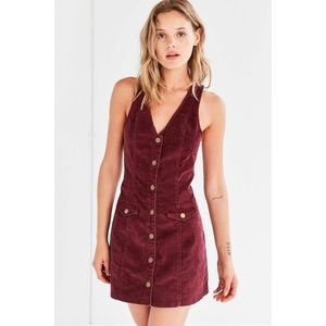 UO Cooperative Parker Corduroy Button-Down Dress